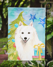 Load image into Gallery viewer, Christmas Tree Japanese Spitz Garden Flag - Outdoor Decorative Yard Flag CK1875GF