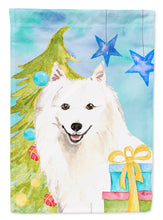 Load image into Gallery viewer, Christmas Tree Japanese Spitz Garden Flag - Outdoor Decorative Yard Flag CK1875GF