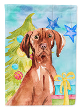 Load image into Gallery viewer, Christmas Tree Vizsla Flag Canvas House Size CK1877CHF