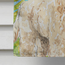 Load image into Gallery viewer, Christmas Tree Goldendoodle Flag Canvas House Size CK1879CHF