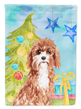 Load image into Gallery viewer, Christmas Tree Cavapoo Flag Canvas House Size CK1881CHF