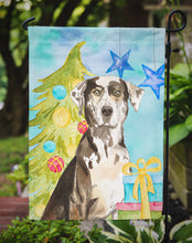 Load image into Gallery viewer, Christmas Tree Catahoula Leopard Dog Garden Flag - Outdoor Decorative Yard Flag CK1882GF