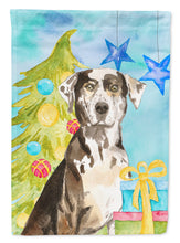 Load image into Gallery viewer, Christmas Tree Catahoula Leopard Dog Garden Flag - Outdoor Decorative Yard Flag CK1882GF