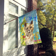 Load image into Gallery viewer, Christmas Tree Cairn Terrier Flag Canvas House Size CK1883CHF