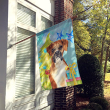 Load image into Gallery viewer, Christmas Tree Boxer Flag Canvas House Size CK1884CHF