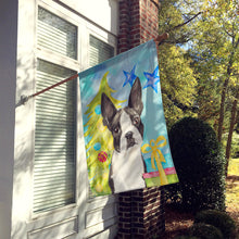 Load image into Gallery viewer, Christmas Tree Boston Terrier Flag Canvas House Size CK1886CHF