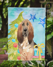 Load image into Gallery viewer, Christmas Tree Bloodhound Garden Flag - Outdoor Decorative Yard Flag CK1887GF
