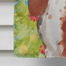 Load image into Gallery viewer, Christmas Tree Basset Hound Flag Canvas House Size CK1890CHF