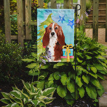 Load image into Gallery viewer, Christmas Tree Basset Hound Garden Flag - Outdoor Decorative Yard Flag CK1890GF