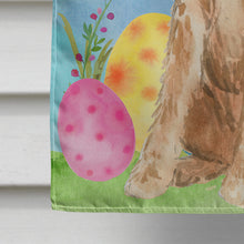 Load image into Gallery viewer, Easter Eggs Welsh Terrier Flag Canvas House Size CK1895CHF