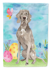 Load image into Gallery viewer, Easter Eggs Weimaraner Garden Flag - Outdoor Decorative Yard Flag CK1896GF
