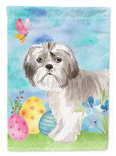 Load image into Gallery viewer, Easter Eggs Shih Tzu Puppy Garden Flag - Outdoor Decorative Yard Flag CK1899GF
