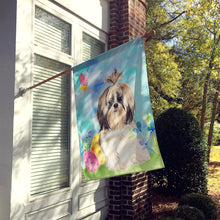 Load image into Gallery viewer, Easter Eggs Shih Tzu Flag Canvas House Size CK1900CHF
