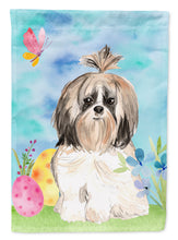 Load image into Gallery viewer, Easter Eggs Shih Tzu Flag Canvas House Size CK1900CHF