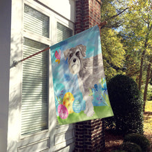 Load image into Gallery viewer, Easter Eggs Schnauzer #1 Flag Canvas House Size CK1903CHF