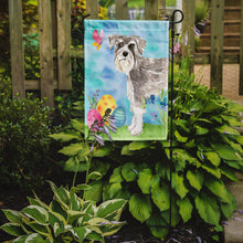 Load image into Gallery viewer, Easter Eggs Schnauzer #1 Garden Flag - Outdoor Decorative Yard Flag CK1903GF