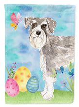 Load image into Gallery viewer, Easter Eggs Schnauzer #1 Garden Flag - Outdoor Decorative Yard Flag CK1903GF