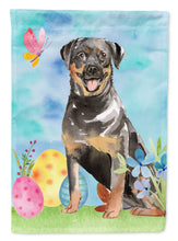 Load image into Gallery viewer, Easter Eggs Rottweiler Flag Canvas House Size CK1905CHF
