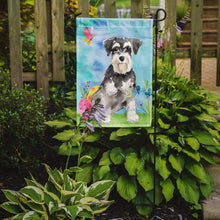 Load image into Gallery viewer, Easter Eggs Schnauzer #2 Garden Flag - Outdoor Decorative Yard Flag CK1907GF