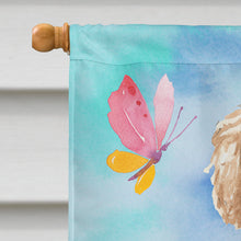 Load image into Gallery viewer, Easter Eggs Goldendoodle Flag Canvas House Size CK1916CHF