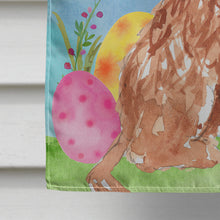 Load image into Gallery viewer, Easter Eggs Cavapoo Flag Canvas House Size CK1918CHF