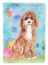 Load image into Gallery viewer, Easter Eggs Cavapoo Garden Flag - Outdoor Decorative Yard Flag CK1918GF