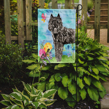 Load image into Gallery viewer, Easter Eggs Bouvier des Flandres Garden Flag - Outdoor Decorative Yard Flag CK1922GF