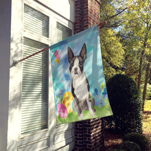Load image into Gallery viewer, Easter Eggs Boston Terrier Flag Canvas House Size CK1923CHF