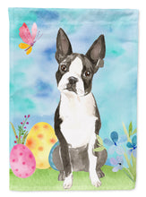 Load image into Gallery viewer, Easter Eggs Boston Terrier Flag Canvas House Size CK1923CHF