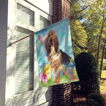 Load image into Gallery viewer, Easter Eggs Bloodhound Flag Canvas House Size CK1924CHF