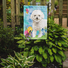 Load image into Gallery viewer, Easter Eggs Bichon Frise Garden Flag - Outdoor Decorative Yard Flag CK1925GF