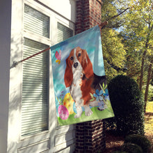 Load image into Gallery viewer, Easter Eggs Basset Hound Flag Canvas House Size CK1927CHF