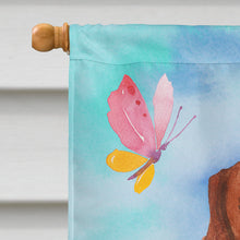 Load image into Gallery viewer, Easter Eggs Basset Hound Flag Canvas House Size CK1927CHF