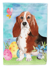 Load image into Gallery viewer, Easter Eggs Basset Hound Flag Canvas House Size CK1927CHF