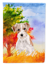 Load image into Gallery viewer, Jack Russell Terrier Fall Garden Flag - Outdoor Decorative Yard Flag CK1928GF