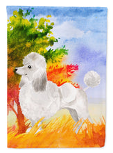 Load image into Gallery viewer, Fall Poodle Garden Flag - Outdoor Decorative Yard Flag CK1929GF