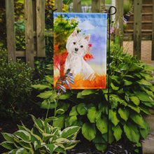 Load image into Gallery viewer, Fall Westie Garden Flag - Outdoor Decorative Yard Flag CK1930GF
