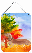 Load image into Gallery viewer, Fall Red Dachshund Wall or Door Hanging Prints CK1932DS1216