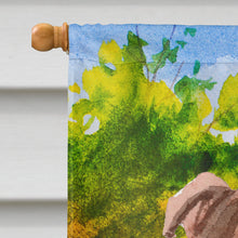 Load image into Gallery viewer, Fall Red Staffordshire Bull Terrier Flag Canvas House Size CK1933CHF