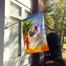 Load image into Gallery viewer, Fall Fawn Pug Flag Canvas House Size CK1934CHF