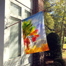 Load image into Gallery viewer, Fall Italian Greyhound Flag Canvas House Size CK1939CHF