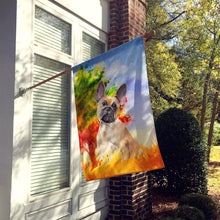 Load image into Gallery viewer, Fall Fawn French Bulldog Flag Canvas House Size CK1943CHF