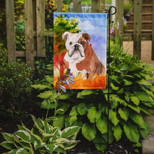 Load image into Gallery viewer, Fall English Bulldog Garden Flag - Outdoor Decorative Yard Flag CK1944GF