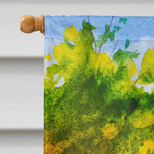 Load image into Gallery viewer, Fall Corgi Flag Canvas House Size CK1946CHF
