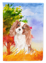 Load image into Gallery viewer, Fall Blenheim Cavalier Spaniel Flag Canvas House Size CK1950CHF