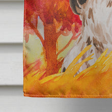 Load image into Gallery viewer, Fall Chocolate Parti Cocker Spaniel Flag Canvas House Size CK1952CHF