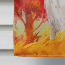 Load image into Gallery viewer, Fall Brittany Spaniel Flag Canvas House Size CK1954CHF