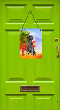 Load image into Gallery viewer, Fall Black Labrador Retriever Wall or Door Hanging Prints CK1957DS1216