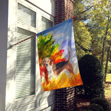 Load image into Gallery viewer, Fall Beagle Flag Canvas House Size CK1959CHF