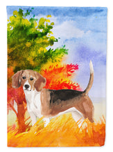 Load image into Gallery viewer, Fall Beagle Flag Canvas House Size CK1959CHF
